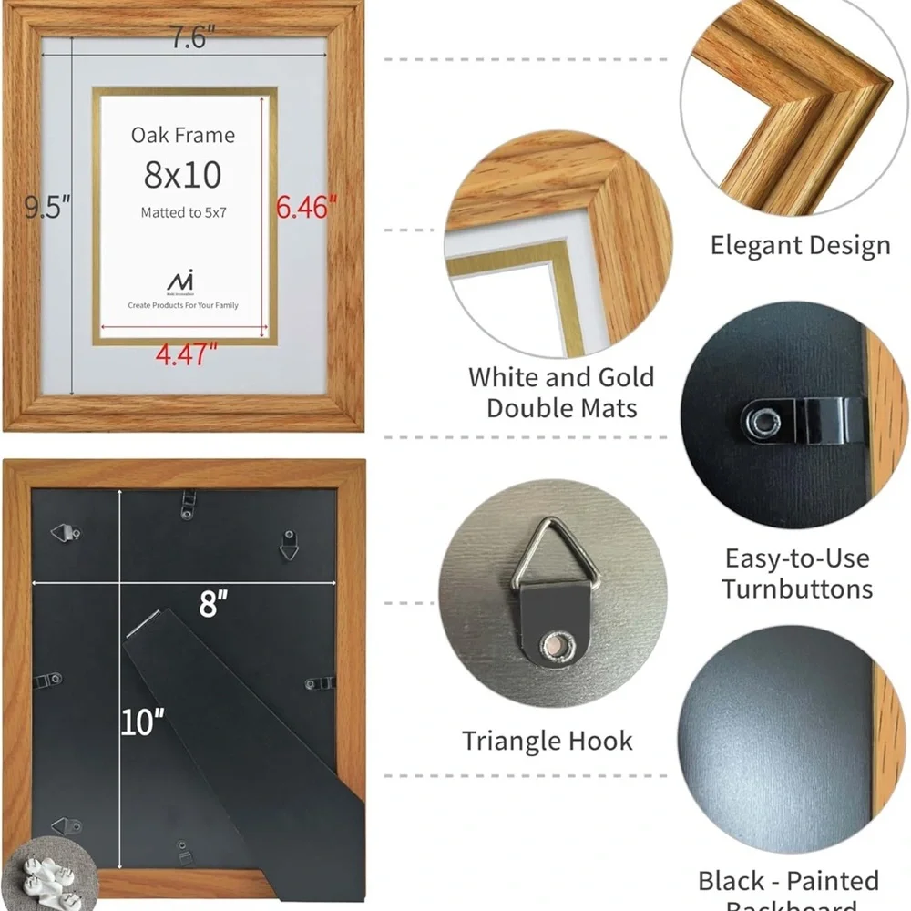 8*10 picture frame matted to 5*7